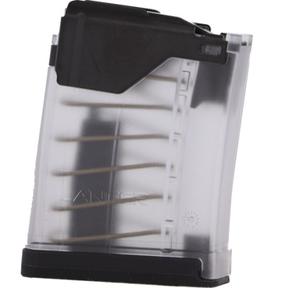 LANCER MAGAZINE L5AWM AR-15 5.56X45 5RD TRANSLUCENT CLEAR LANCER MAGAZINE L5AWM AR-15 5.56X45 5RD TRANSLUCENT CLEAR