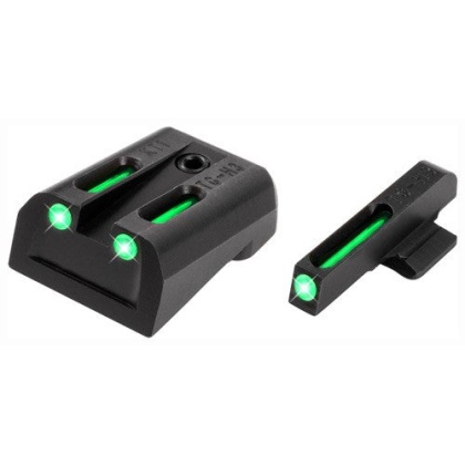 Truglo Sight Set Kimber Pistol - Tritium-fiber Optic Green