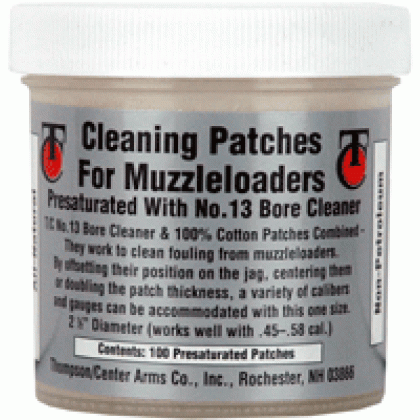 T-c Cleaning Patches 2.5" Dia. - Pre-saturated W-no.13 100-pack