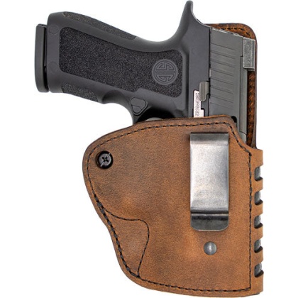 Versacarry Cmpnd Holster Iwb - Kydex Leather Rh Sig P365 Brn