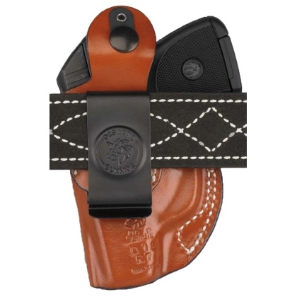 DESANTIS MAVERICK HOLSTER RH OWB LEATHER RUGER LCP II TAN