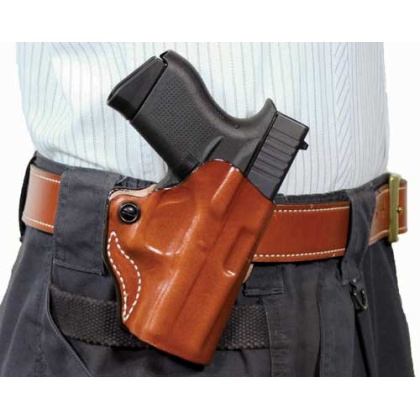 DESANTIS MINI SCABBARD HOLSTER RH OWB LEATHER 1911 5\