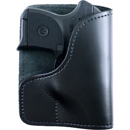 DESANTIS TRICKSTER POCKET HLTR AMBI LEATHER RUGER LCP 380 BLK