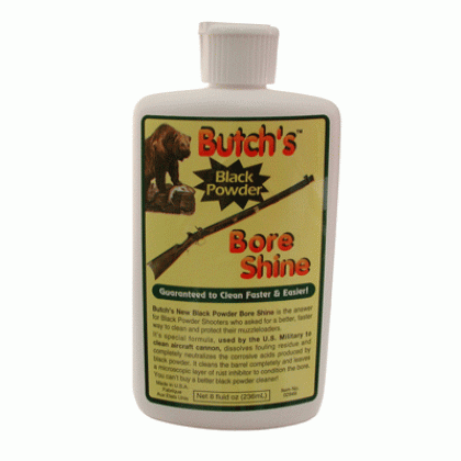 LYMAN BUTCH\'S BLACK POWDER BORE SHINE 8OZ. BOTTLE