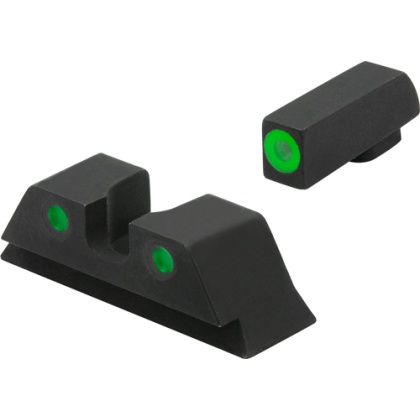 MEPROLIGHT HYPER BRIGHT TRIT SET GREEN/GRN FOR STND GLOCKS