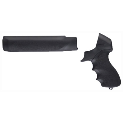 HOGUE PISTOL GRIP W/FOREND MOSSBERG 500 12GA. BLACK