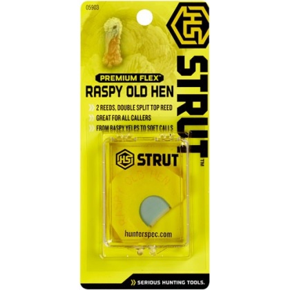 HS STRUT TURKEY CALL DIAPHRAGM PREM FLEX RASPY OLD HEN