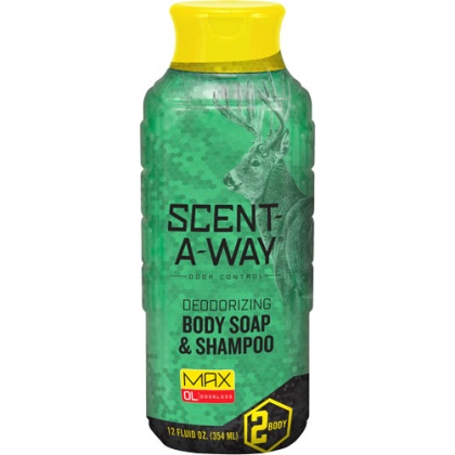 HS BODY WASH & SHAMPOO SCENT-A-WAY MAX 12FL OUNCES