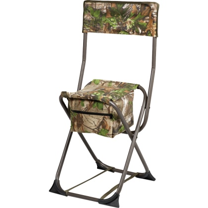 HS DOVE STOOL FOLDING W/BACK REALTREE EDGE