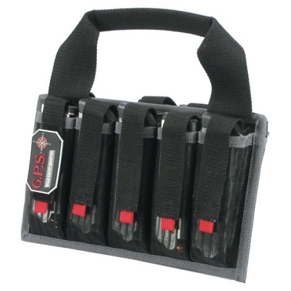 GPS PISTOL MAGAZINE TOTE HOLDS 10-PISTOL MAGS BLACK