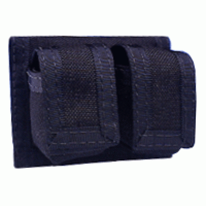 HKS DOUBLE SPEEDLOADER POUCH NYLON BLACK FITS ALL LOADERS