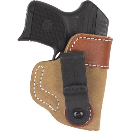 DESANTIS SOFT TUCK HOLSTER IWB RH LEATHER GLK 1923 NATURAL