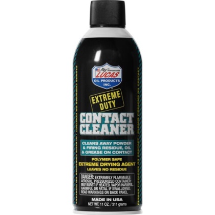 LUCAS OIL 11 OZ EXTREME DUTY CONTACT CLEANER AEROSOL