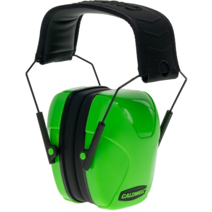 CALDWELL YOUTH PASSIVE EARMUFF NEON GREEN