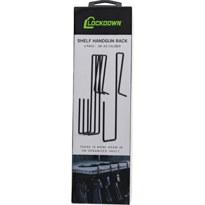 LOCKDOWN SHELF HANDGUN RACK 4-PACK