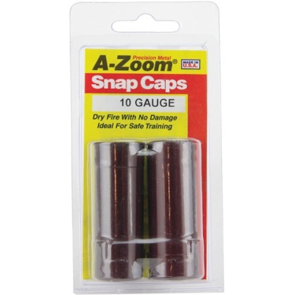 A-ZOOM METAL SNAP CAP 10GA. 2-PACK