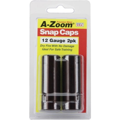 A-ZOOM METAL SNAP CAP 12GA. 2-PACK