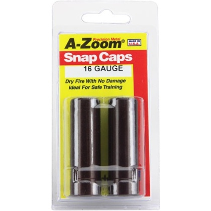 A-ZOOM METAL SNAP CAP 16GA. 2-PACK