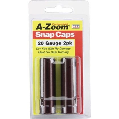 A-ZOOM METAL SNAP CAP 20GA. 2-PACK