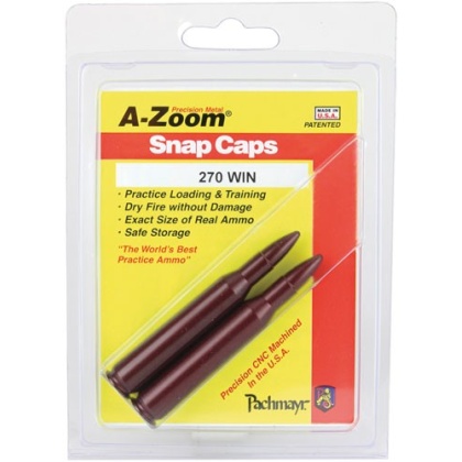 A-ZOOM METAL SNAP CAP .270 WINCHESTER 2-PACK