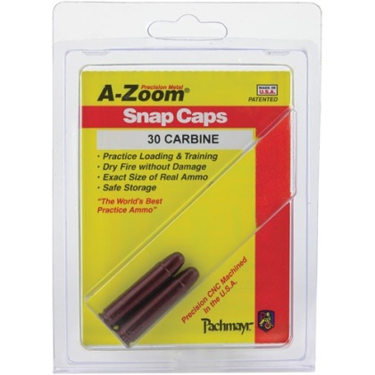 A-ZOOM METAL SNAP CAP .30M1 CARBINE 2-PACK