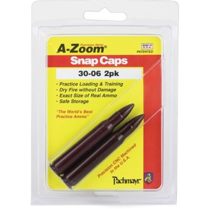 A-ZOOM METAL SNAP CAP .30-06 2-PACK