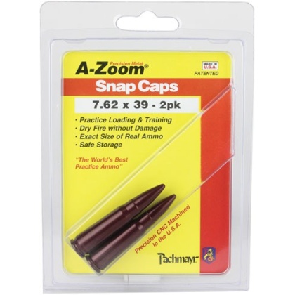 A-ZOOM METAL SNAP CAP 7.62X39 2-PACK