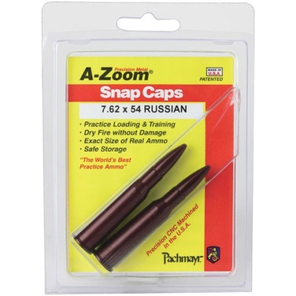 A-ZOOM METAL SNAP CAP 7.62X54R 2-PACK