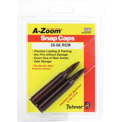 A-ZOOM METAL SNAP CAP .25-06 REMINGTON 2-PACK