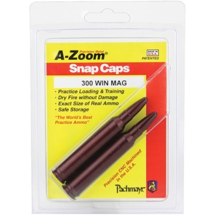 A-ZOOM METAL SNAP CAP .300WM 2-PACK