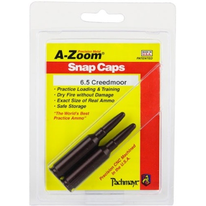 A-ZOOM METAL SNAP CAP 6.5 CREEDMOOR 2-PACK