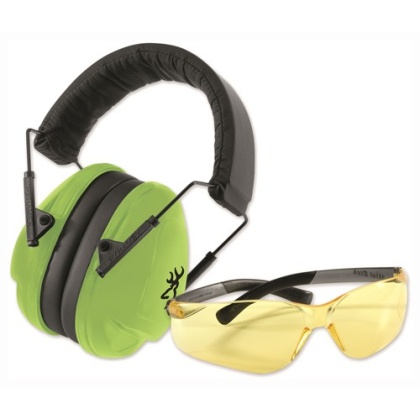 BROWNING RANGE KIT EYE/HEARING PROTECTION JUNIOR<