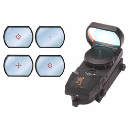 BROWNING BUCK MARK REFLX SIGHT 4-RETICLES MATTE BLACK