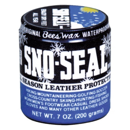 ATSKO SNO-SEAL BEESWAX LEATHER WATERPROOFING 7OZ