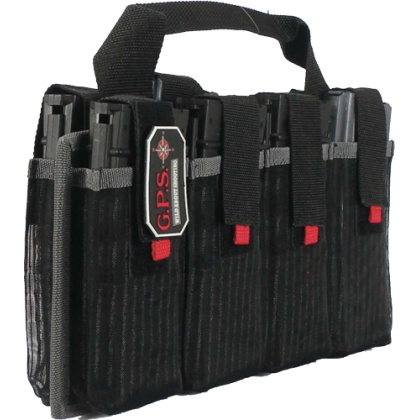 GPS AR MAGAZINE TOTE HOLDS 8-AR STYLE MAGS BLACK