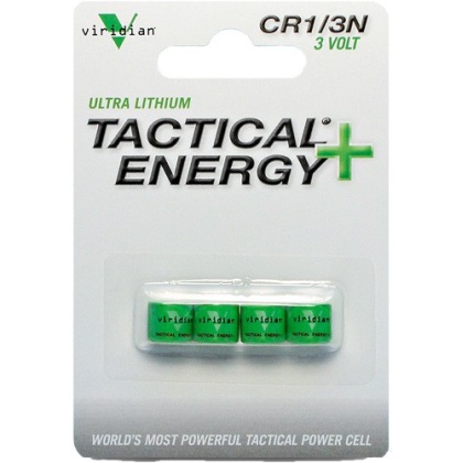 VIRIDIAN LITHIUM BATTERY 1/3N 4-PACK FITS REACTOR