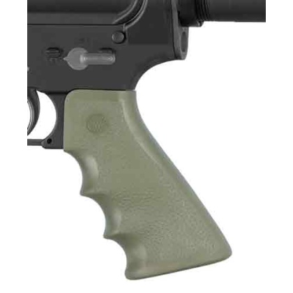 HOGUE AR-15 RUBBER GRIP HANDLE OD GREEN