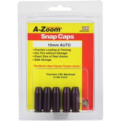 A-ZOOM METAL SNAP CAP 10MM 5-PACK