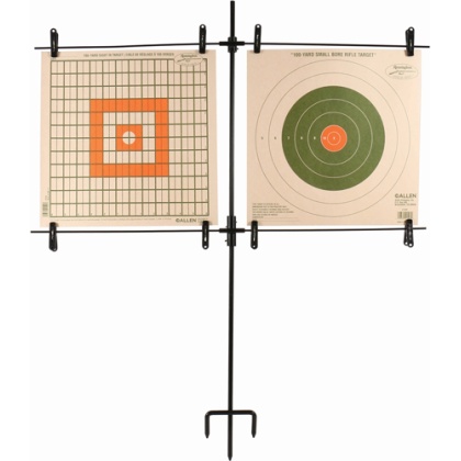 ALLEN PAPER TARGET STAND INCLUDES 8 CLIPS/STEEL FRAME