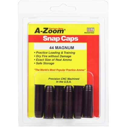 A-ZOOM METAL SNAP CAP .44 MAG. 6-PACK