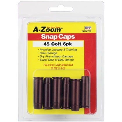 A-ZOOM METAL SNAP CAP .45 LONG COLT 6-PACK