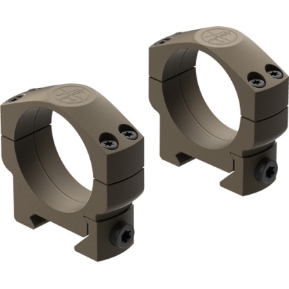 LEUPOLD RINGS MARK 4 CROSS- SLOT 35MM MED ALUMINUM FDE