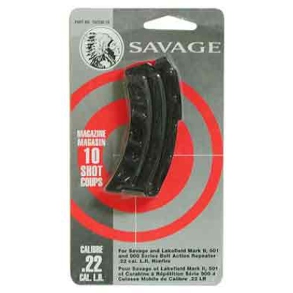 SAVAGE MAGAZINE MKII SERIES .22LR/.17HM2 10RD BLUED