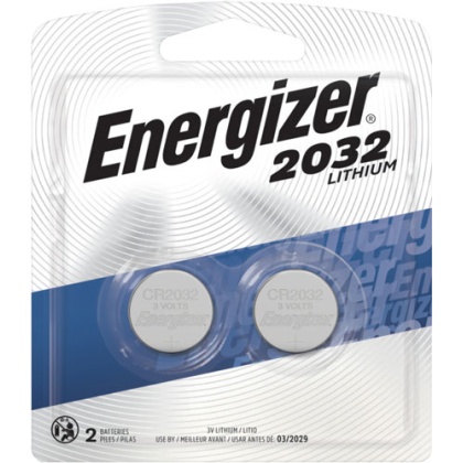 ENERGIZER LITHIUM BATTERIES 2032 2-PACK