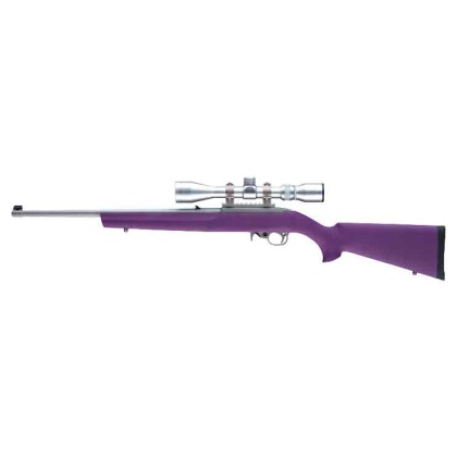 HOGUE STOCK RUGER 10/22 HEAVY BARREL PURPLE