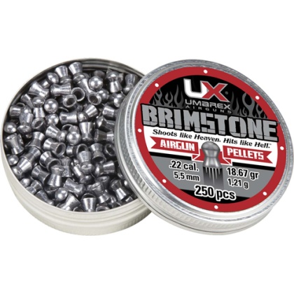 UMAREX BRIMSTONE PELLET 22 18.67GR 250-PACK