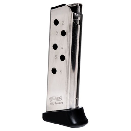 WALTHER MAGAZINE PPK 380 380ACP 6RD FINGER REST NKL