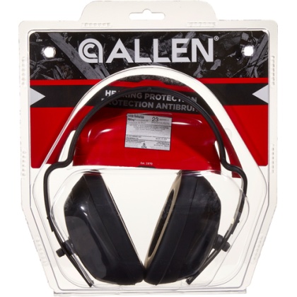 ALLEN HEARING PROTECTION EAR MUFF 23DB BLACK