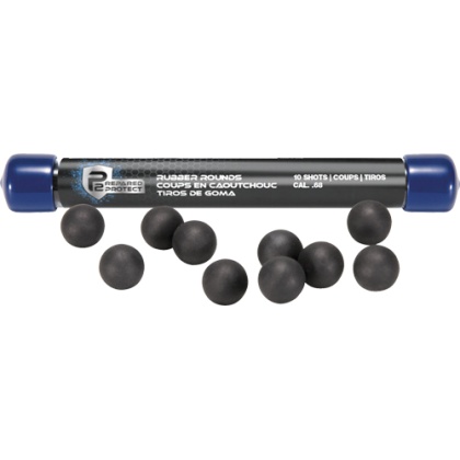 UMAREX T4E P2P 68 CAL RUBBER BALL BLACK 10-PACK