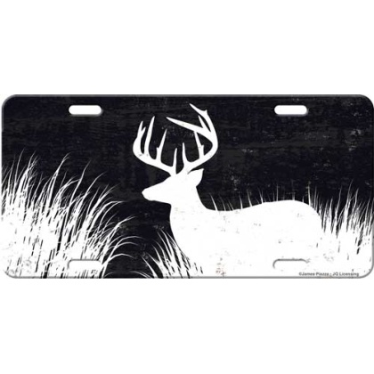 RIVERS EDGE LICENSE PLATE DEER SILHOUETTE